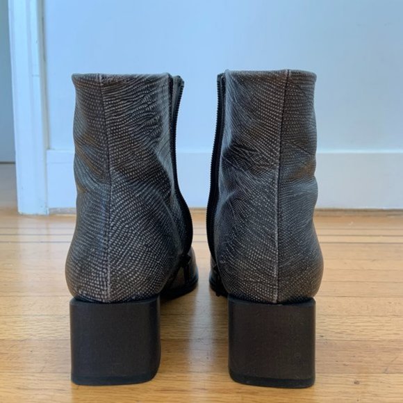 Coclico snakeskin black and white ankle boots - sold - Picture 10 of 16